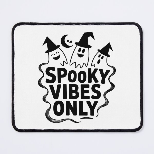 Item preview, Spooky Vibes Only Cute Ghost Halloween designed and sold by MonkiFlipp.