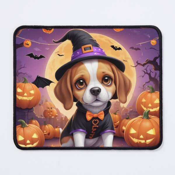 Item preview, Kawaii Halloween Beagle Illustration designed and sold by NeatThingLover.