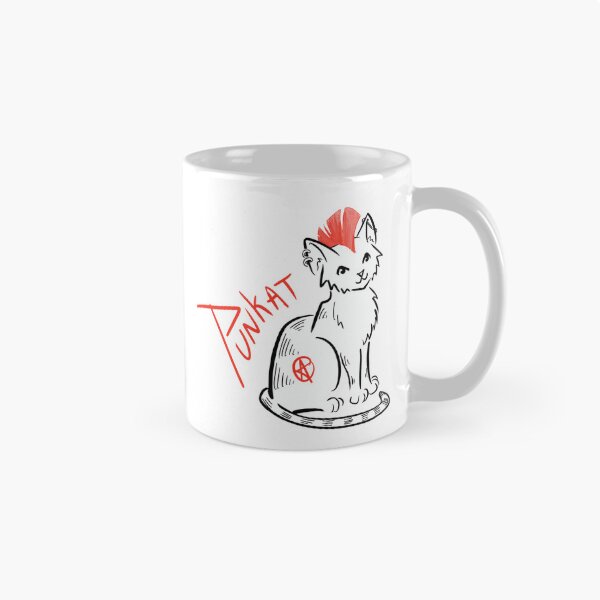 Item preview, Red Crested Punk Cat designed and sold by CleyVonSlay.