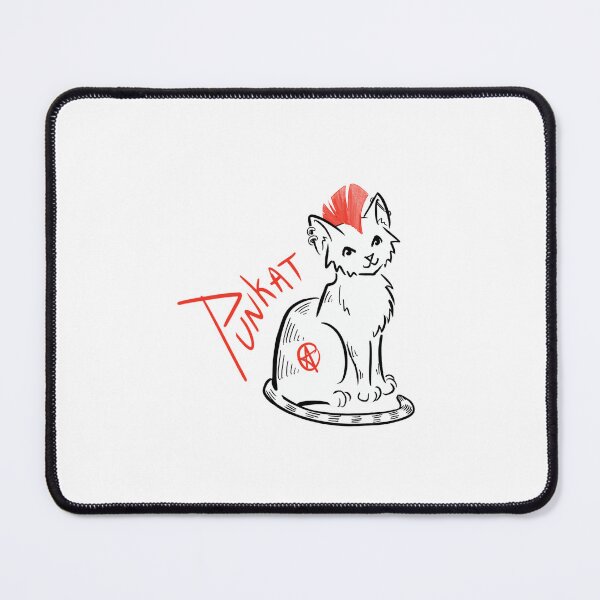 Item preview, Red Crested Punk Cat designed and sold by CleyVonSlay.