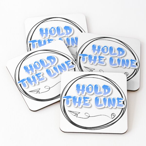 Item preview, Hold the Line | Mantén la Línea | Segure a Linha designed and sold by LenaBlueDesigns.