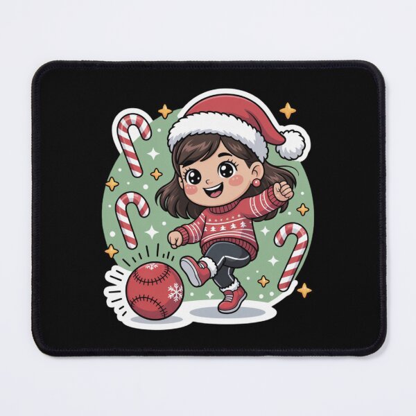 Item preview, Cute Kawaii Christmas - Kickball daughter designed and sold by DamioPolArt.