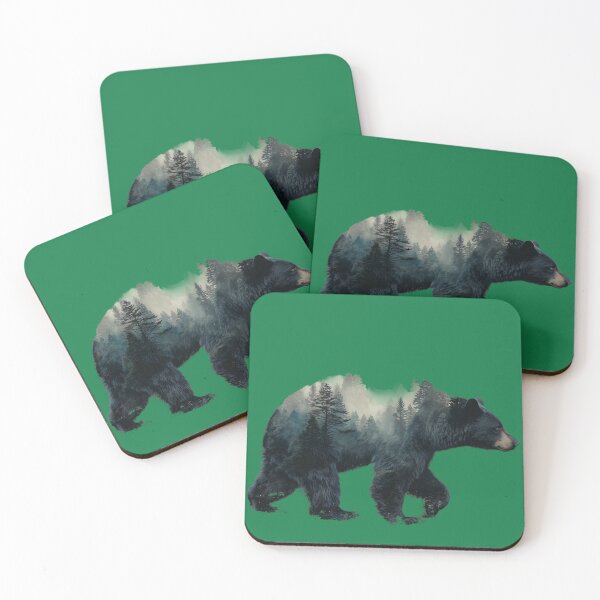 Item preview, Wild Bear Double Exposure Artwork designed and sold by vladocar.