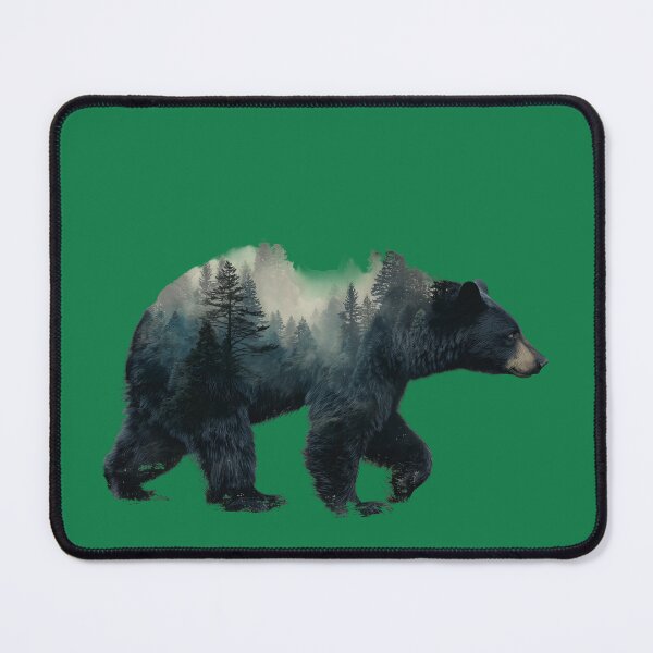 Item preview, Wild Bear Double Exposure Artwork designed and sold by vladocar.