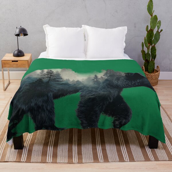Item preview, Wild Bear Double Exposure Artwork designed and sold by vladocar.