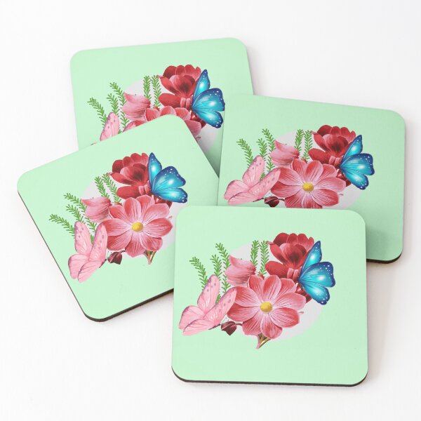 Item preview, Flowers with butterflies designed and sold by lumar23.