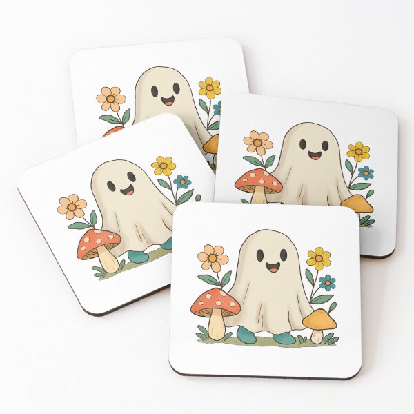 Item preview, cute autumn ghost designed and sold by Make.Studio-14946372-.