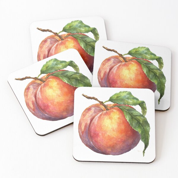 Item preview, peach watercolor designed and sold by Artania21.