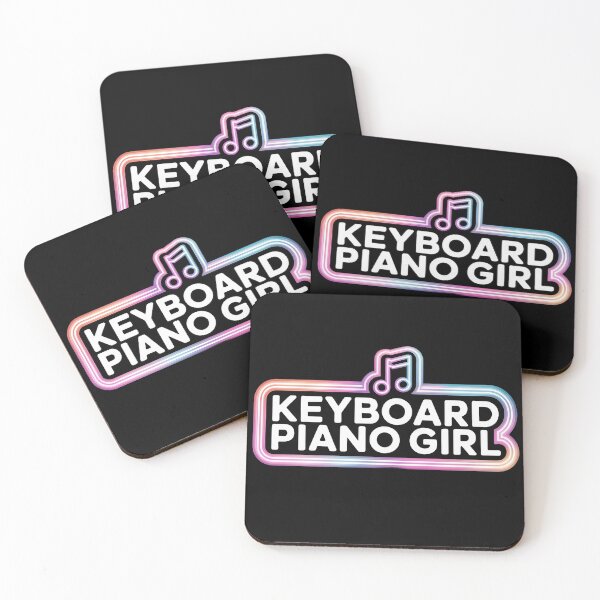 Artikelvorschau, Keyboard Klavier Mädchen T-Shirt entworfen und verkauft von LaBanana-Art.