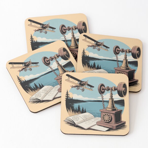 Item preview, Alexander Graham Bell Inspired Vintage Art – Baddeck Nova Scotia designed and sold by Timeless Design.