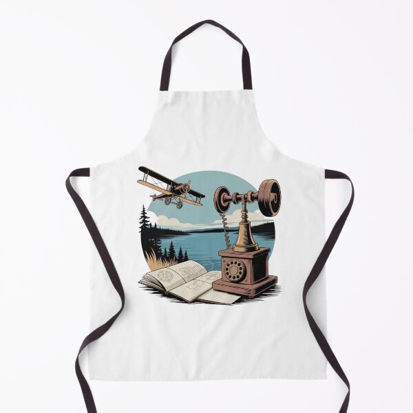 Item preview, Alexander Graham Bell Inspired Vintage Art – Baddeck Nova Scotia designed and sold by Timeless Design.