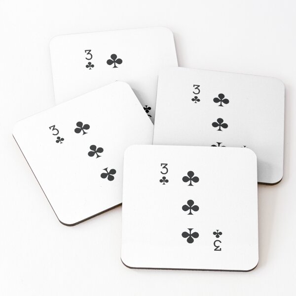 Item preview, Deck of Cards - Three of Clubs designed and sold by goal-getter.
