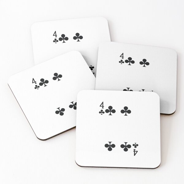Item preview, Deck of Cards - Four of Clubs designed and sold by goal-getter.
