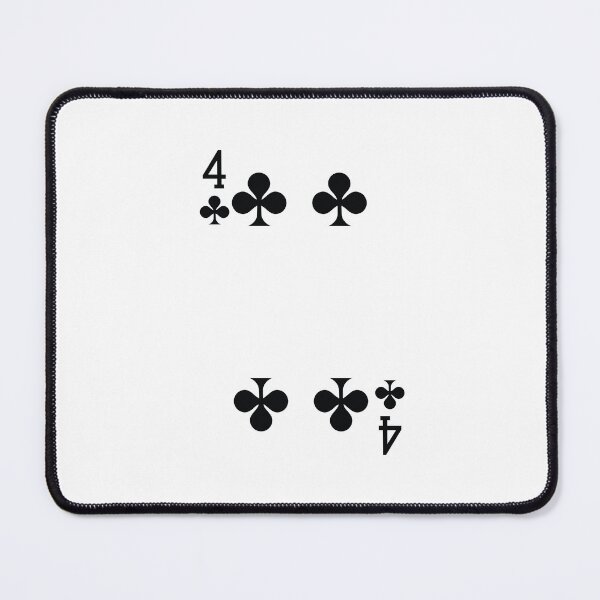Item preview, Deck of Cards - Four of Clubs designed and sold by goal-getter.