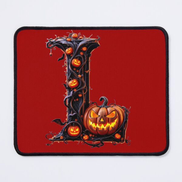 Item preview, Copy of Gothic L Halloween Alphabet Monogram, Gothic Letter Art Print for home decor and clothes designed and sold by TheGaliyaStudio.