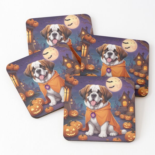Item preview, Creepy Cute Halloween St Bernard Design designed and sold by NeatThingLover.