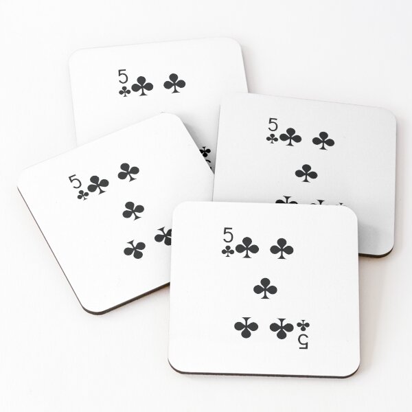 Item preview, Deck of Cards - Five of Clubs designed and sold by goal-getter.