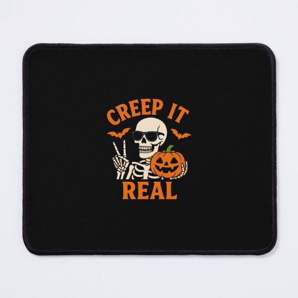 Item preview, Creep It Real – Divertida ilustración de Halloween de esqueleto con calabaza designed and sold by MoohAs.