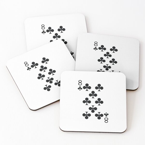 Item preview, Deck of Cards - Eight of Clubs designed and sold by goal-getter.