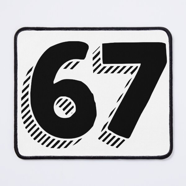Item preview, 67 números negros designed and sold by Raluk.