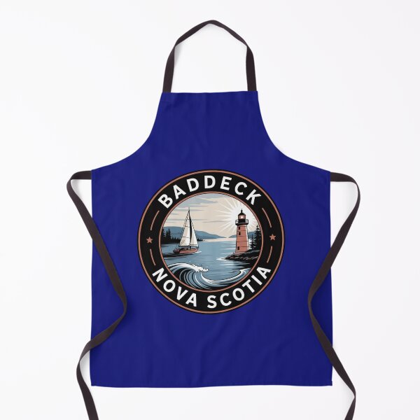Item preview, Baddeck Nova Scotia Circular Nautical Sticker – Sailboat and Lighthouse designed and sold by Timeless Design.
