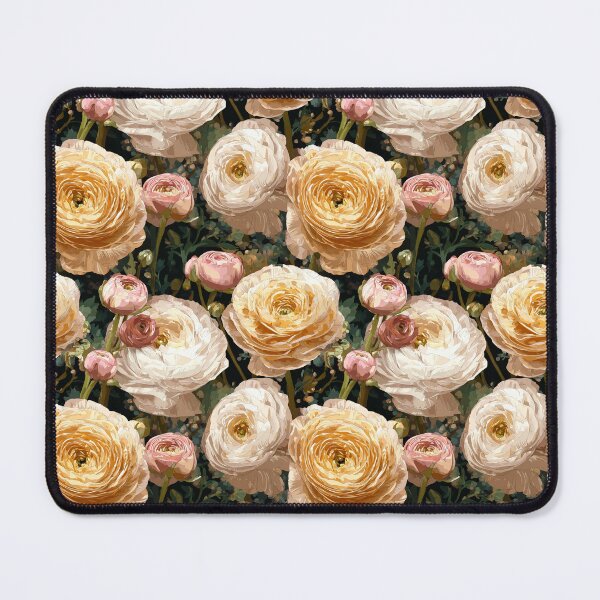 Item preview, Artistic Flourishing Ranunculus Illustration For Holiday Surprise designed and sold by RoyalStarsPatts.