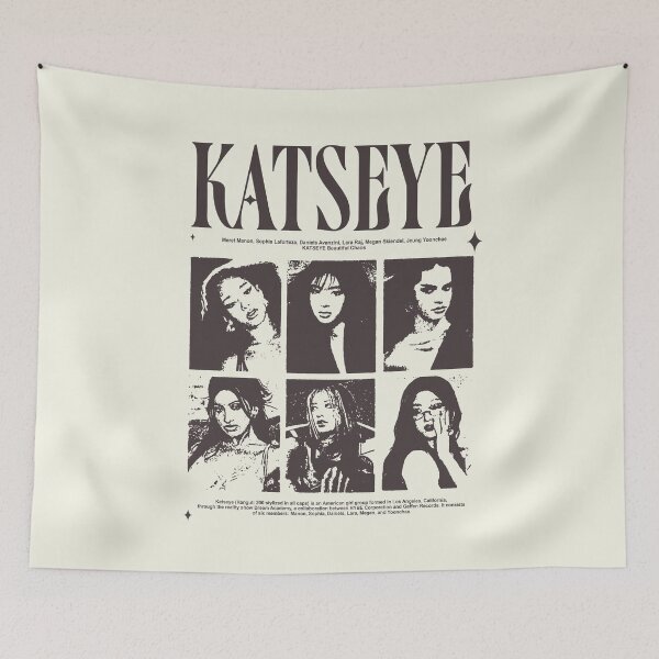 Item preview, Vintage Katseye Gnarly, Eyekon Kpop Fan designed and sold by modoodles357.