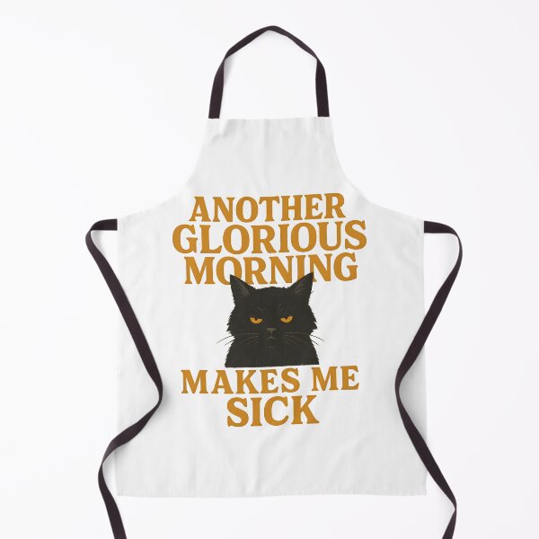 Item preview, Another Glorious Morning Makes Me Sick – Funny Witch Cat Quote Halloween Design designed and sold by Cat & Coffee Studio.