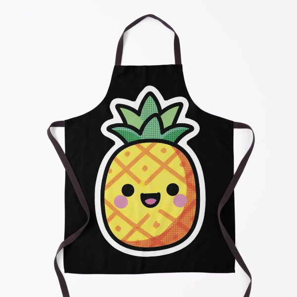 Item preview, Cute Kawaii Smiling Pineapple Sticker designed and sold by Origen88.