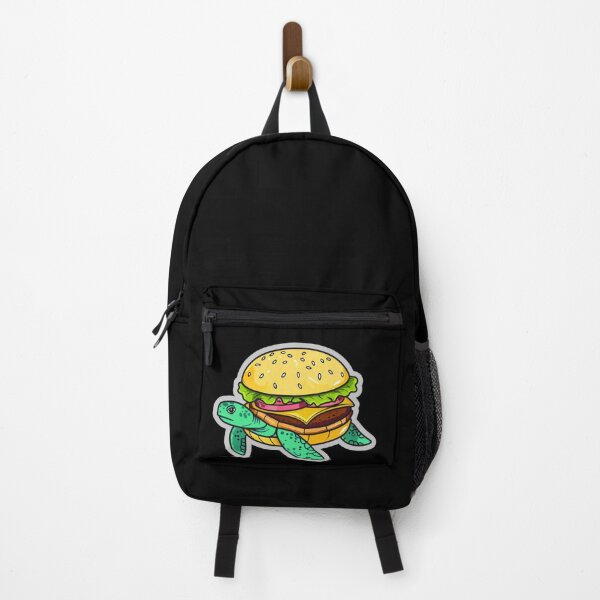 Item preview, Turtle Burger – Funny Animal Food Mashup Sticker designed and sold by MomentumbyOla.