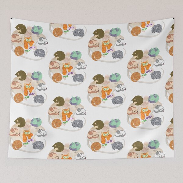 Item preview, Yogi Kitty Animal Art for Cat Lovers v4. designed and sold by DIVINE BODY LIFE .