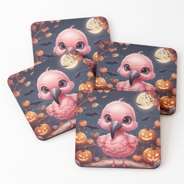 Item preview, Creepy Cute Halloween Flamingo Design designed and sold by NeatThingLover.