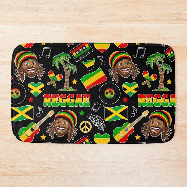 Item preview, Reggae Music Pattern designed and sold by HotHibiscus.