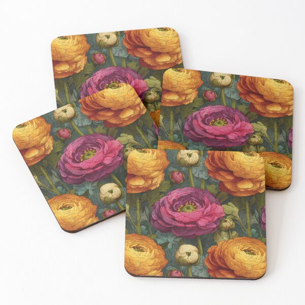 Item preview, Edgy Radiant Ranunculus Texture For Floral Theme designed and sold by RoyalStarsPatts.