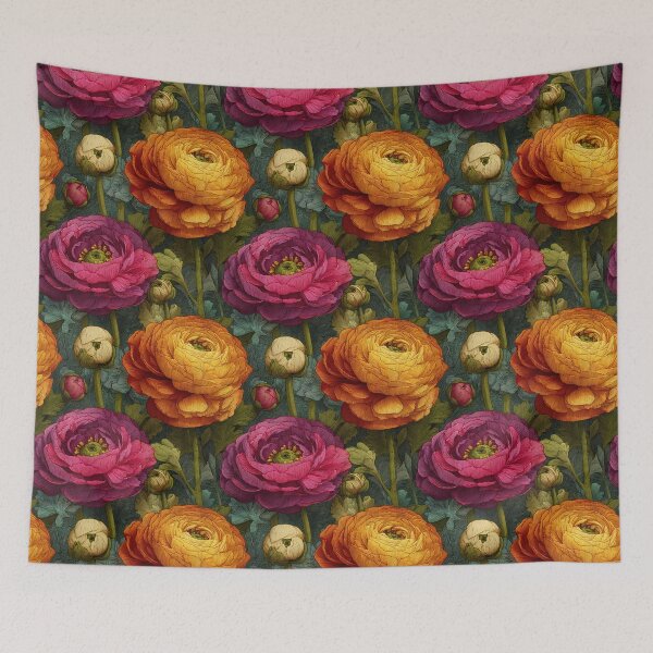 Item preview, Edgy Radiant Ranunculus Texture For Floral Theme designed and sold by RoyalStarsPatts.