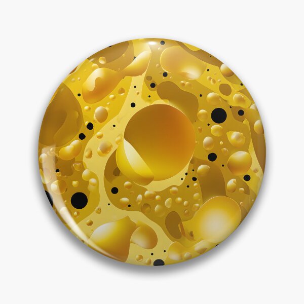 Item preview, Yellow Chrome Liquid Abstract Poster | Futuristic Wall Art | Retrofuturism Y2K Design 2 designed and sold by Velvetcosmonova.