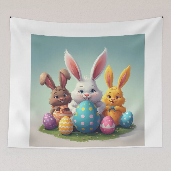 Item preview, Easter Squad | Cute Bunny & Egg Holiday Design designed and sold by lavanya11.