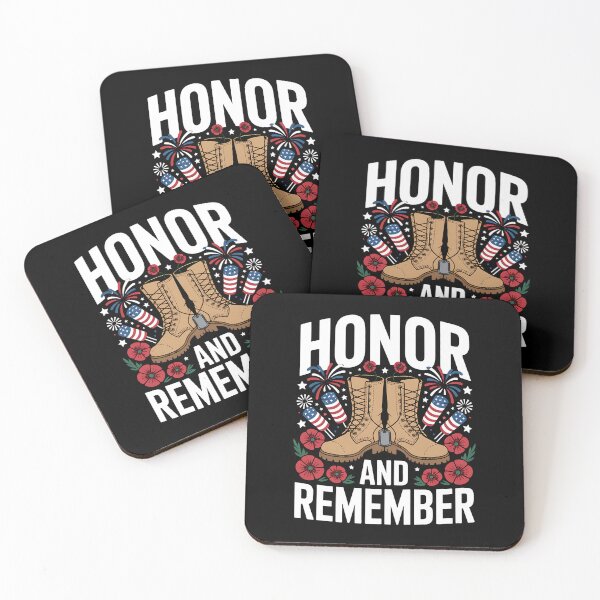 Item preview, Honor And Remember Memorial Day Red Poppy Flower Military designed and sold by BakeryDozen.