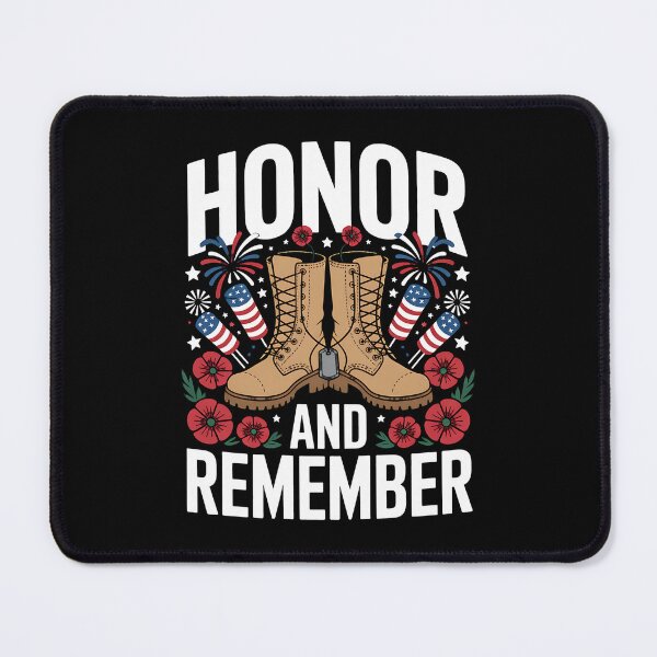 Item preview, Honor And Remember Memorial Day Red Poppy Flower Military designed and sold by BakeryDozen.