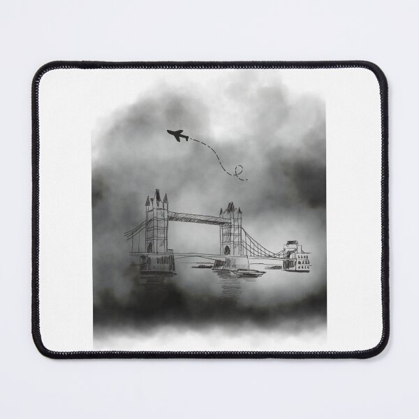 Item preview, ? “Iconic Bridge Under Cloudy Skies” designed and sold by Mashahub.