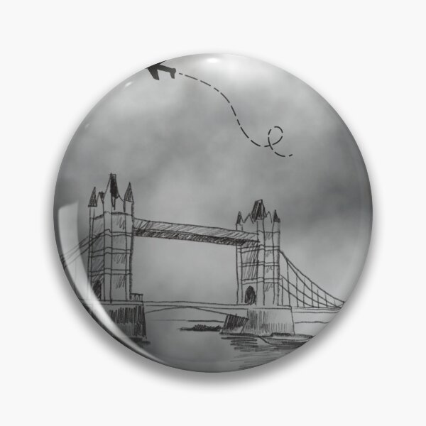 Item preview, ? “Iconic Bridge Under Cloudy Skies” designed and sold by Mashahub.