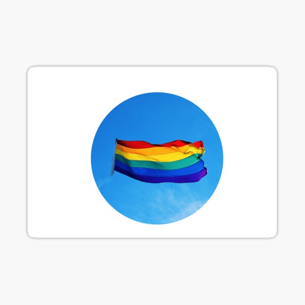 Artikel-Vorschau von Regenbogen-Flagge auf weißem Hintergrund, designt und verkauft von robspencer.