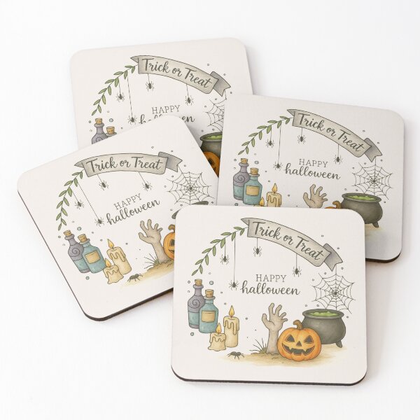 Item preview, Happy Halloween Trick or Treat – Cute Spooky Illustration designed and sold by ItsSimplyHer.