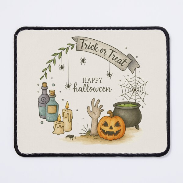 Item preview, Happy Halloween Trick or Treat – Cute Spooky Illustration designed and sold by ItsSimplyHer.