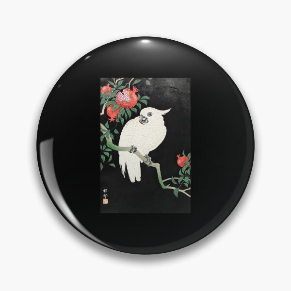 Item preview, Cockatoo and Pomegranate - Ohara Koson 	 designed and sold by czvgnelapdn50.