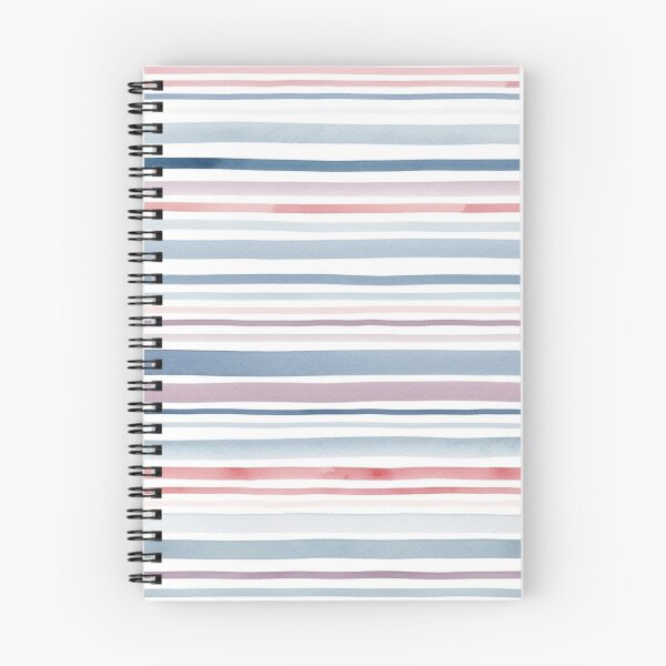 Item preview, watercolor pastle stripes seamless pattern designed and sold by FirsttMeUp.