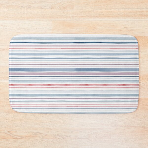 Item preview, watercolor pastle stripes seamless pattern designed and sold by FirsttMeUp.