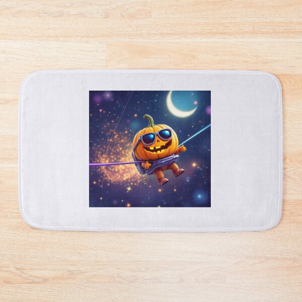 Item preview, PUMPKIN ASTRONAUT FLOATING IN THE SKY designed and sold by Catalina Kate.