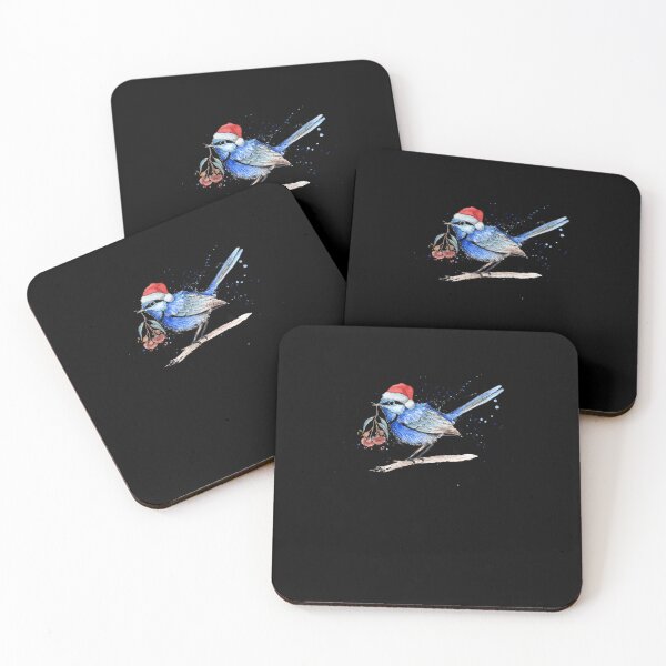 Item preview, Christmas Splendid Fairy Wren designed and sold by LisaMonroemo.