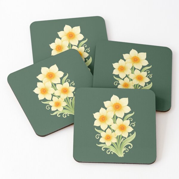 Item preview, Radiant Jonquil Cluster designed and sold by BrushAndBreathe.